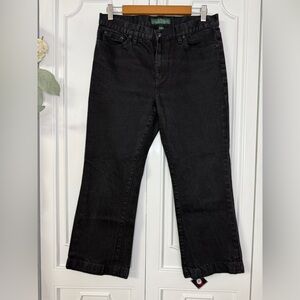 Ralph Lauren Black Boot-Cut Jeans